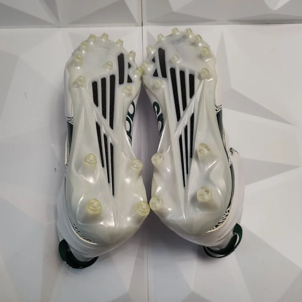 Adidas Mens Football Cleats 16 White Green Shoe Lacrosse Freak X Carbon High - Picture 5 of 10